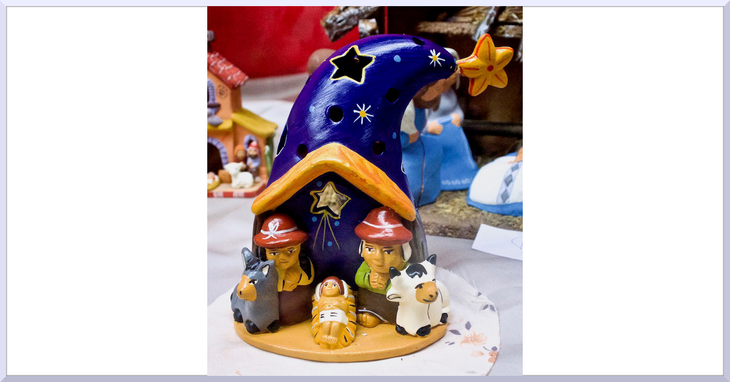 Crèche des schtroumpfs